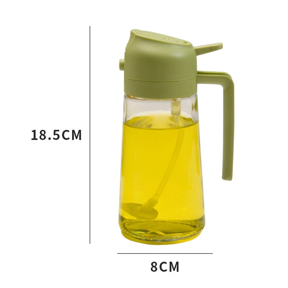 "Versatile Glass Oil Sprayer: Perfect for Camping, BBQ"